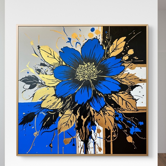 48” x 48” Original Acrylic Painting signed by Artist - Picture 1 of 4